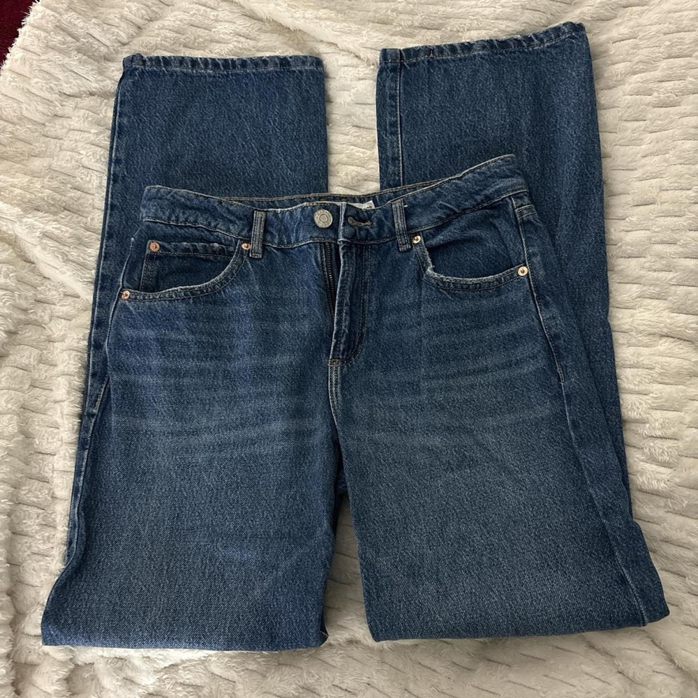 Garage Dark Blue Slouchy Jeans